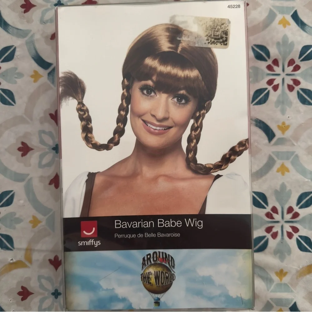 Smiffys Bavarian Babe Wig, Oktoberfest, Halloween, Germany, Braids NEW​​